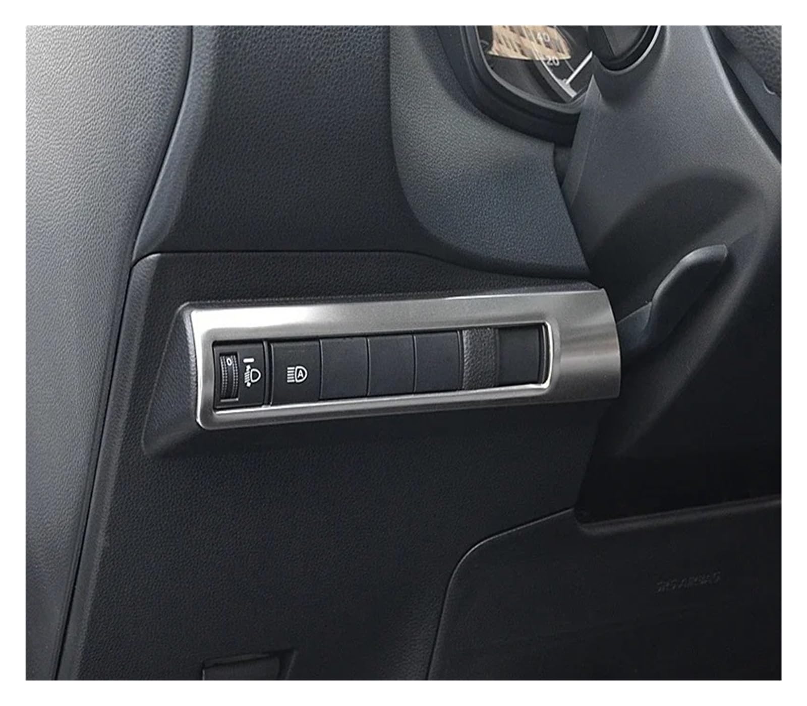 Interieur Zubehör Für Toyota Für Corolla E210 2019 2021 2022 2023 2024 Auto Kopf Lampe Licht Schalter Scheinwerfer Einstellung Knob Panel Control Trim Auto Zubehör Innenraum(Silver Matte) von VETJMUA