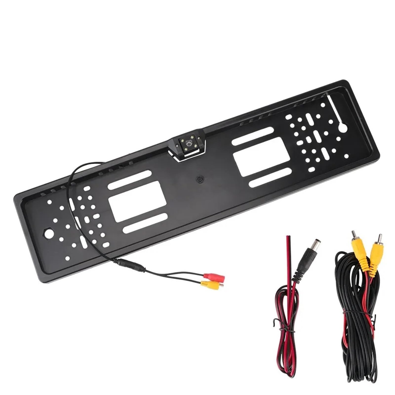 Rückfahrkamera Nachtsicht Universal-Einparkhilfe-Kit Auto-Rückfahrkamera 4/8 Autozubehör Europäischer Auto-Nummernschildrahmen Rückfahrkamera Auto(4LED) von VETJMUA