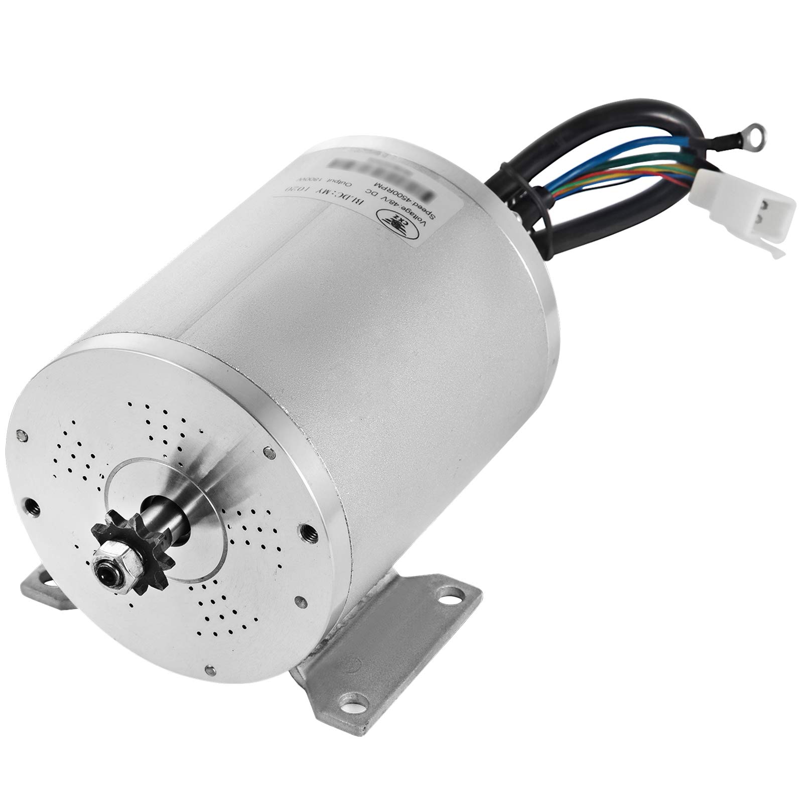 VEVOR 48V Elektrischer Bürstenloser Gleichstrommotor 1800W Bürstenloser Elektromotor von VEVOR