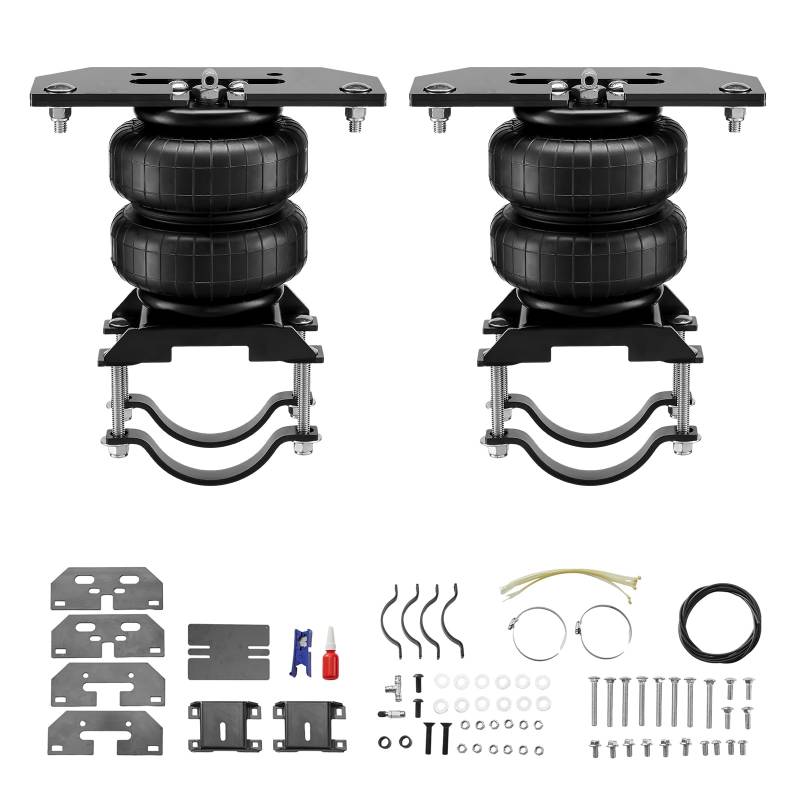 VEVOR Airbag-Federungssatz, Luftfeder-Federungssatz Kompatibel mit 2003-2013 Dodge Ram 2500 4WD, 2003-2018 Dodge Ram 3500 4WD, 5000 lbs Belastung, 5 bis 100 PSI von VEVOR