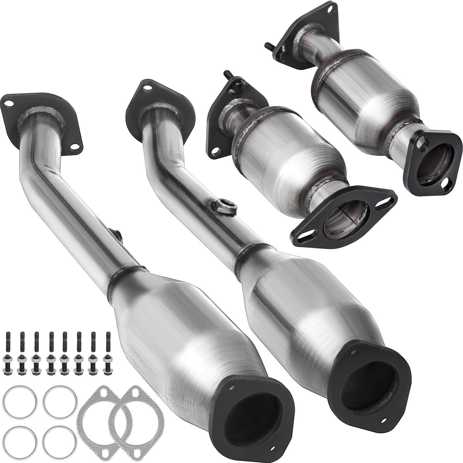 VEVOR Auspuffkrümmer 05–11 Nissan Frontier, Auspuffkrümmer, Schrauben, Dichtungskombination, 4,0 L, OEM-Qualität, High-Flow-Katalysator für 2005–2011 Nissan Frontier/Xterra/Pathfinder (EPA-konform) von VEVOR