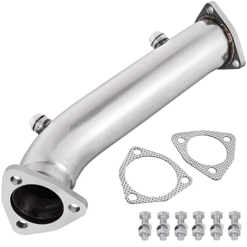 VEVOR Hochleistungs-Downpipe Auspuff-Konverter-Rohr Passend für 97-05 Audi A4 B5 B6/Passat 1.8T, bis zu 10-15 PS, turboaufgeladene 1.8L/1.8T I4 DOHC-Motoren von VEVOR