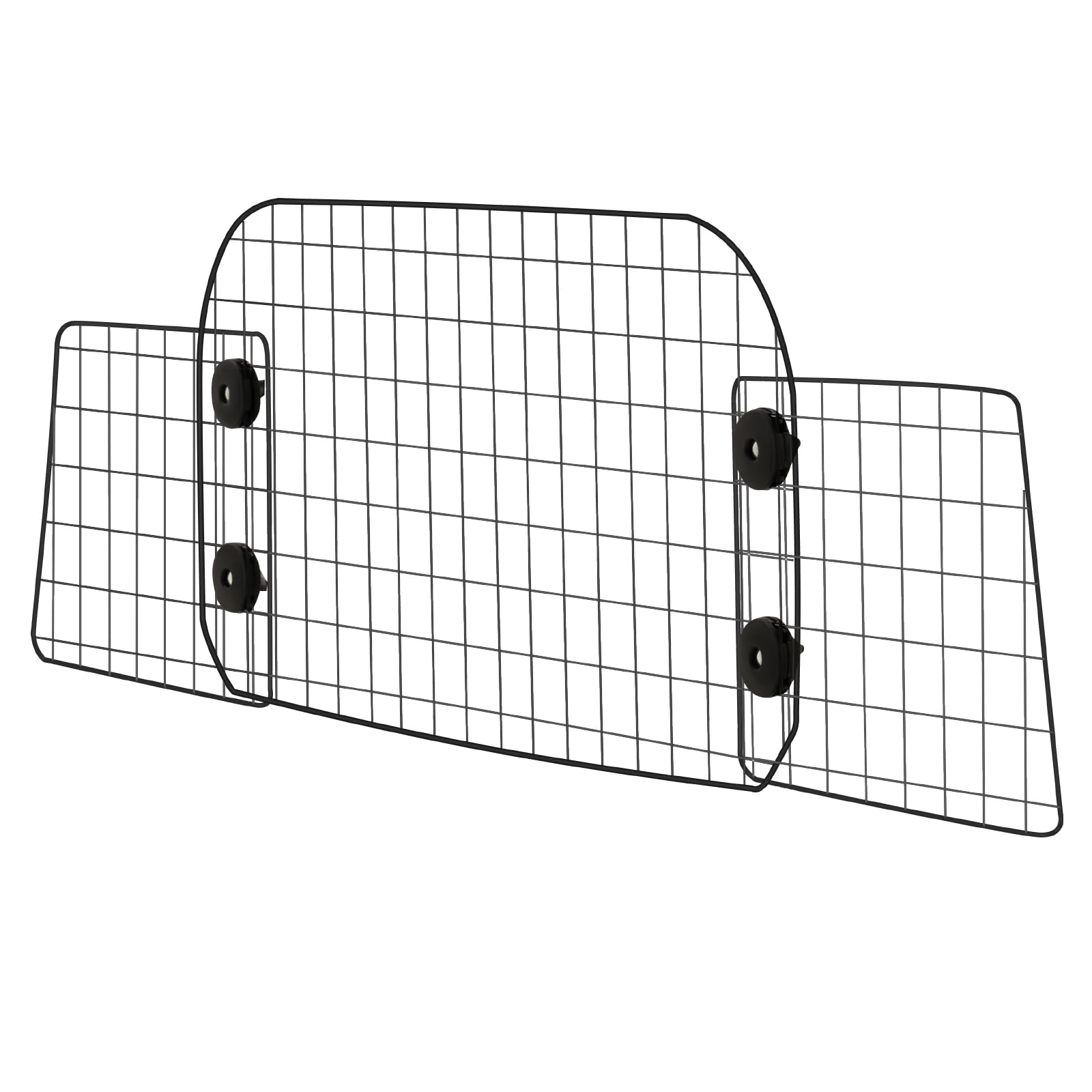 VEVOR Hunde Autobarriere einstellbare Trennwand Hundegitter (968 x 405 mm) Autoschutzgitter für die Rücksitze, Haustierbarriere aus Drahtgeflecht, universell passende Autobarriere für SUVs Lkws von VEVOR