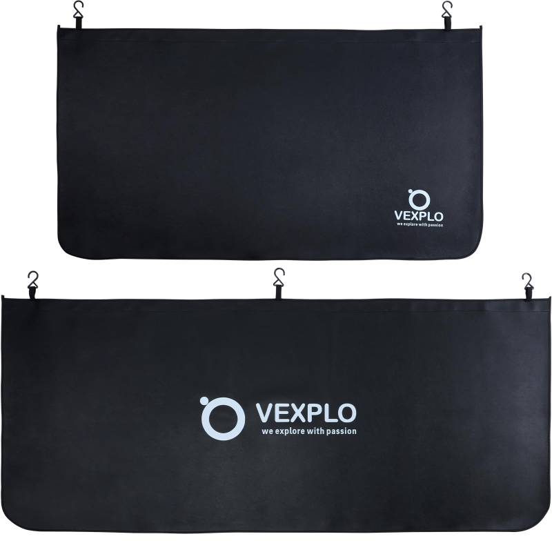 VEXPLO® Dicker Kotflügelschoner Kotflügel Schutzmatte 2 Stück Kfz Kotflügelschoner Magnetisch Auto Werkzeug mit Haken, Große und Universelle Passform für Limousinen oder SUVs (XL) von VEXPLO