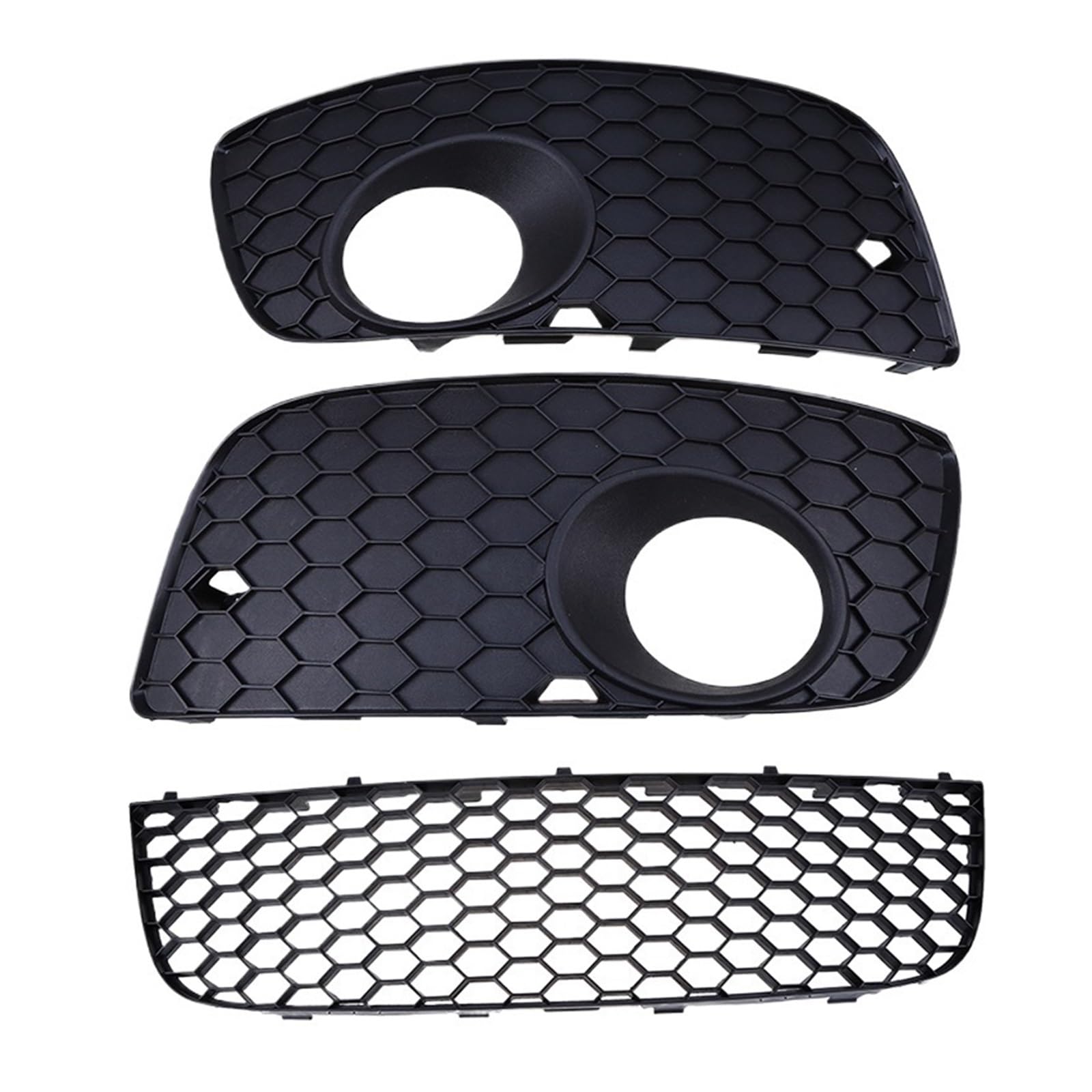 1 Satz Auto-Nebelscheinwerfer Frontstoßstange Mitte Links Rechts Kühlergrill Auto Racing Grills Kompatibel for VW Jetta/Bora/Golf Mk5 GTI 2004-2010 von VEXRLUHS