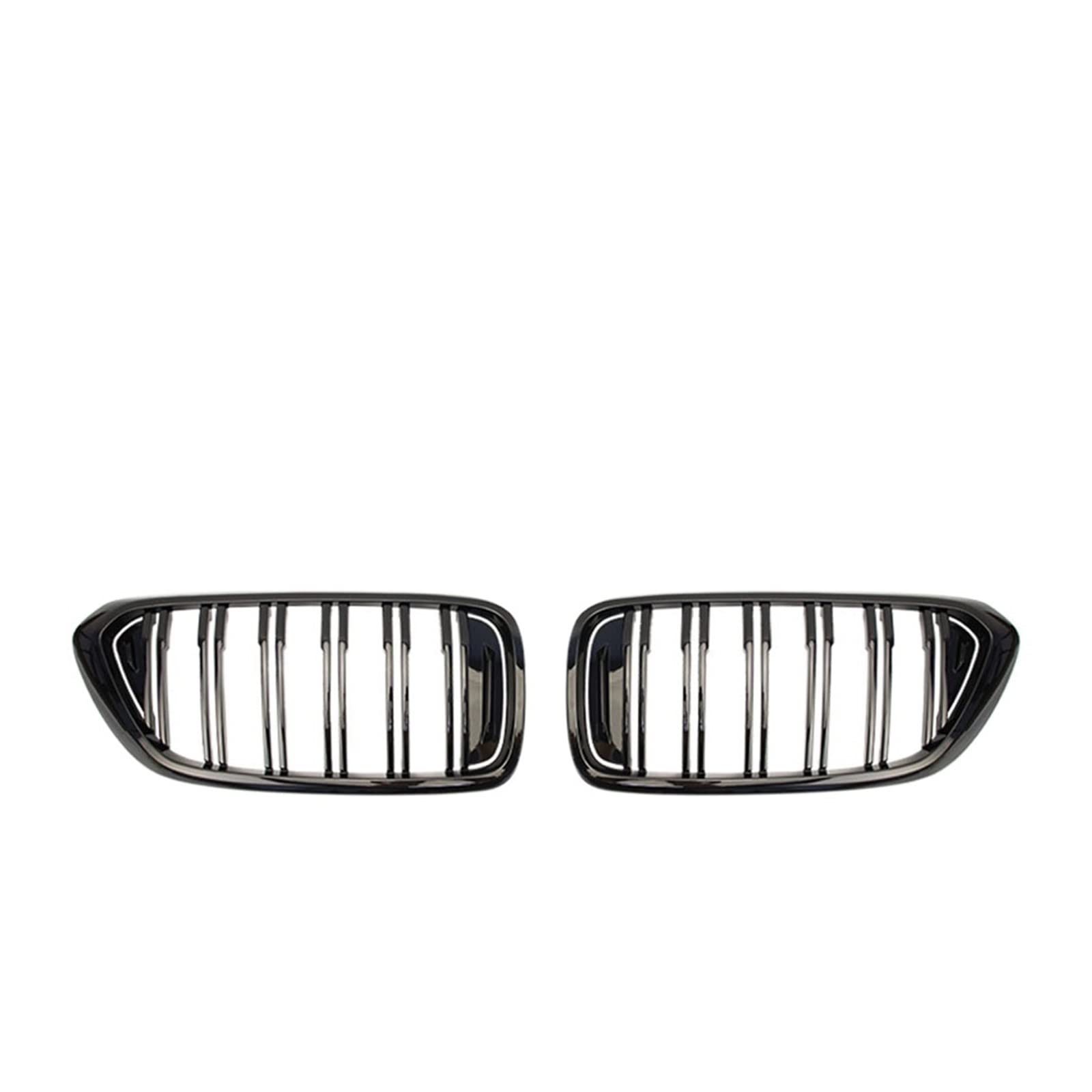 2 STÜCKE Auto Front Nierengrills Doppellinie Lamellen Racing Grille Kompatibel for BMW 6 Series GT G32 630I 640I 640I 620D 640D XDrive 2017-2019(Glossy Black) von VEXRLUHS