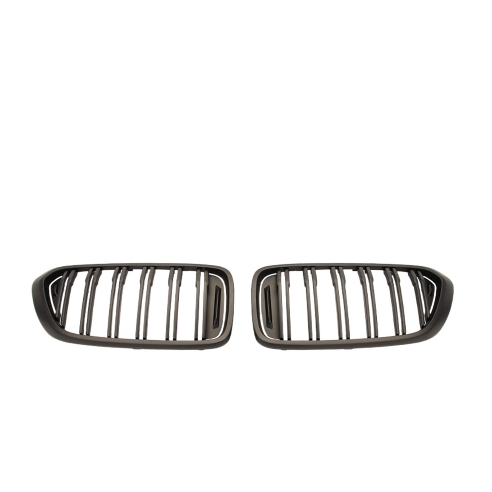 2 STÜCKE Auto Front Nierengrills Doppellinie Lamellen Racing Grille Kompatibel for BMW 6 Series GT G32 630I 640I 640I 620D 640D XDrive 2017-2019(Matt Black) von VEXRLUHS