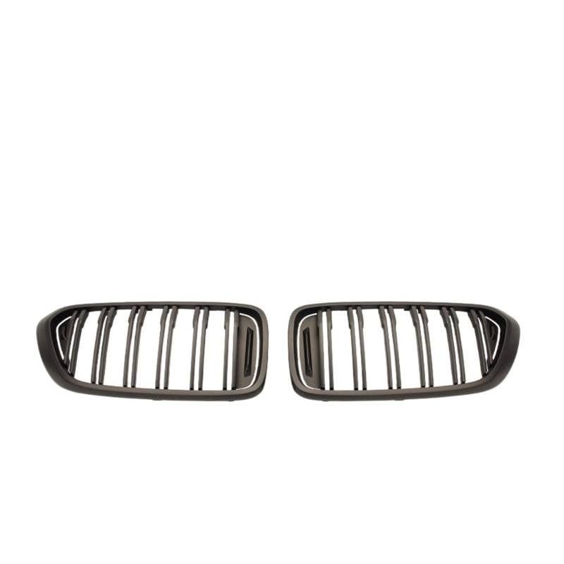 2 STÜCKE Auto Front Nierengrills Doppellinie Lamellen Racing Grille Kompatibel for BMW 6 Series GT G32 630I 640I 640I 620D 640D XDrive 2017-2019(Matt Black) von VEXRLUHS