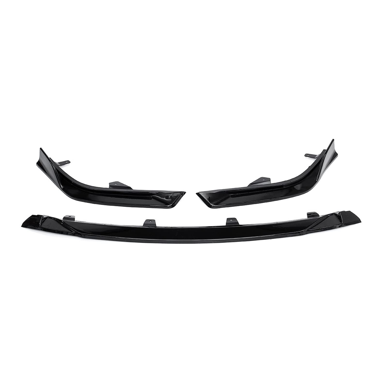 3 stücke Auto Front Stoßstange Lip Splitter Körper Kit Spoiler Diffusor Kompatibel for Lexus es 350 300h 2018 2019 Trim Stoßstange for Lexus(Glossy Black) von VEXRLUHS