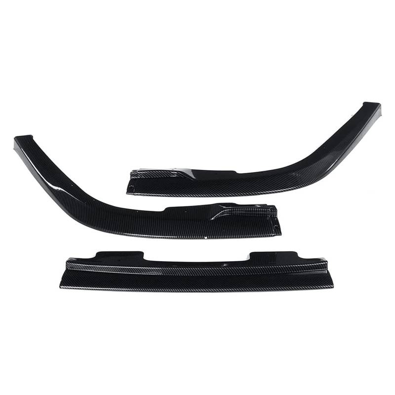 3-teiliges Auto-Frontstoßstangen-Lippen-Body-Kit, Spoiler-Splitter, Deflektorlippen, Abdeckungsverkleidung, kompatibel mit Subaru Impreza WRX Sti S204 2006–2007(Carbon Fiber Look) von VEXRLUHS