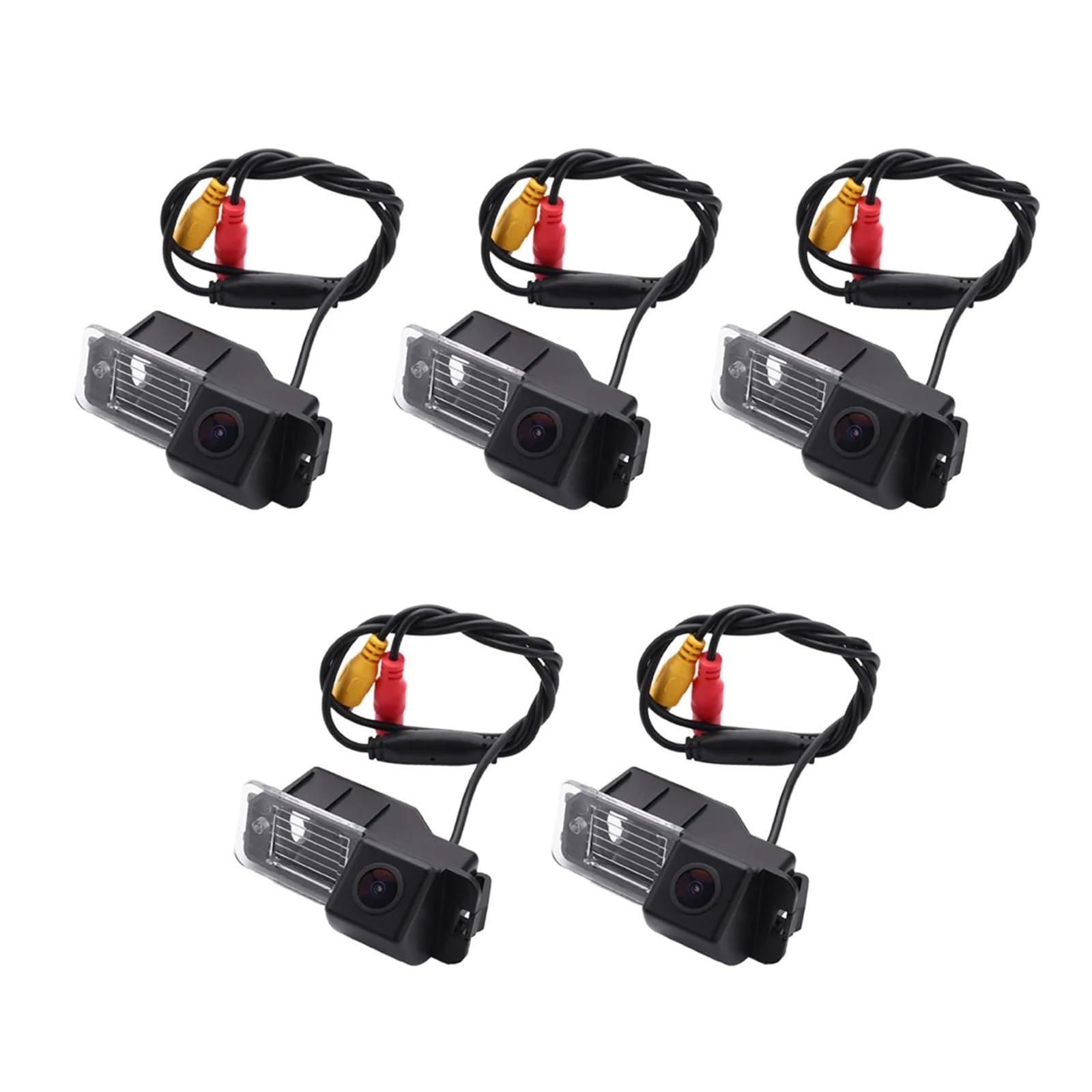 5X HD Auto Reverse Rückansicht Backup-Kamera Parkplatz Rückansicht Parksystem Kompatibel for Vw Volkswagen Polo V (6R) / Golf 6 Vi von VEXRLUHS