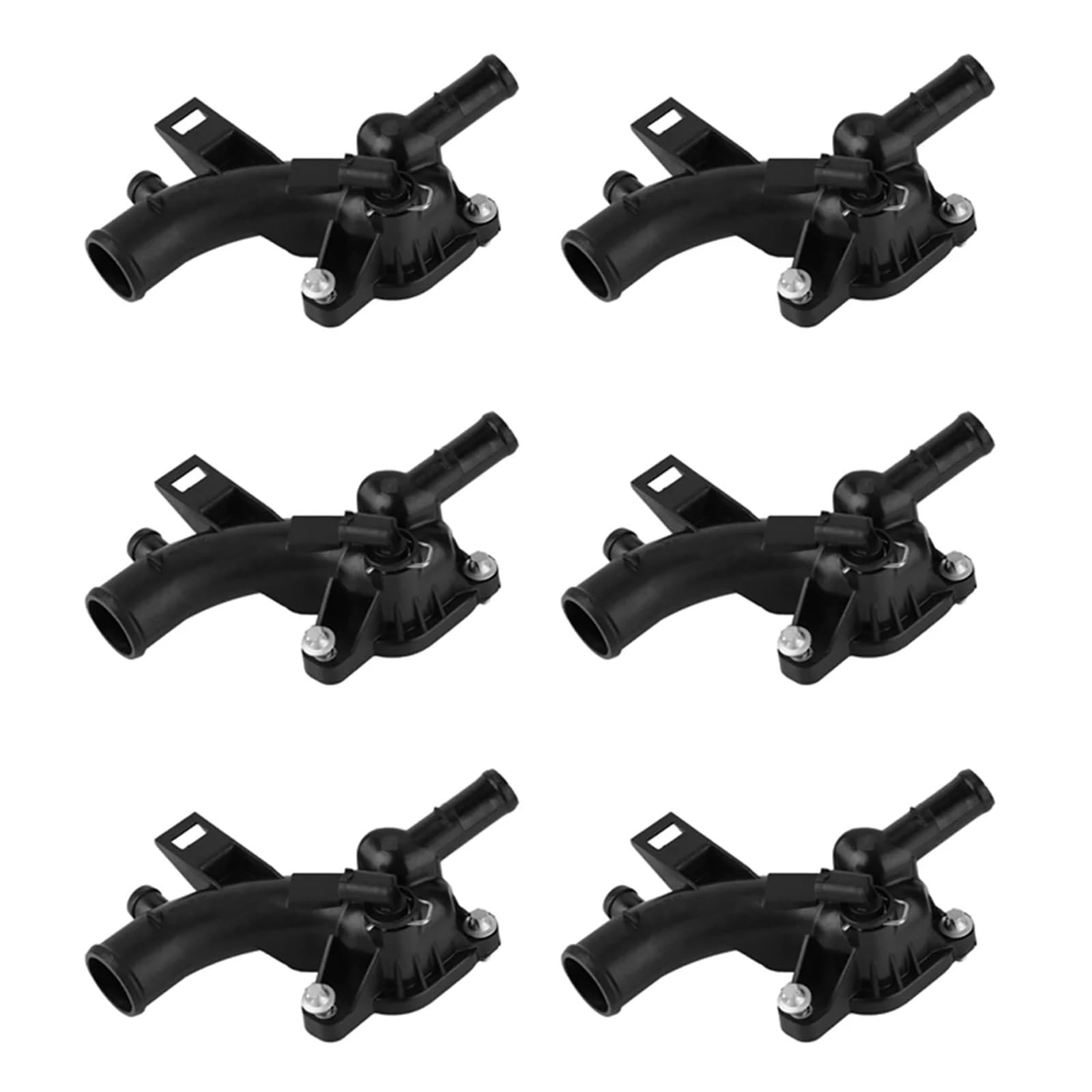 6X Auto Thermostat Gehäuse Wasserpumpe Outlet 25192985 Kompatibel for Opel Astra J Adam Corsa D/Meriva B A14Xel a14Xer von VEXRLUHS