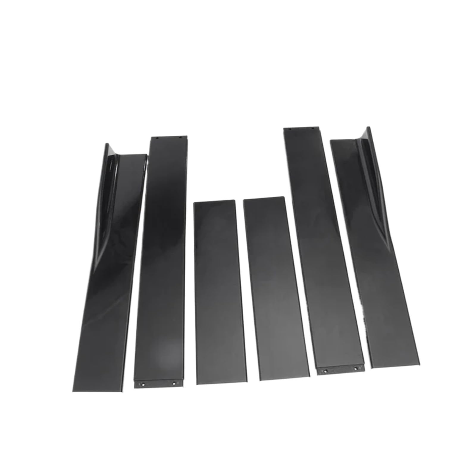 86,6-Zoll-Winglet-Bodykit mit Seitenschweller und erweitertem Kipphebel-Umlenk-Diffusor, kompatibel mit Sportwagenzubehör der 4er-Reihe for BMW 14–20 F32 F33 F36.(2.2M Black) von VEXRLUHS