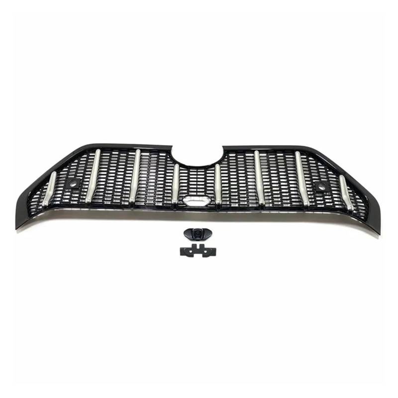 Abs Auto Front Kopf Mitte Kühlergrill Grills Rahmen Abdeckung Trim Zubehör Kompatibel for Toyota RAV4 RAV 4 LE/Hybrid 2019 2020 2021 2022 2023(With Radar Hole-01) von VEXRLUHS