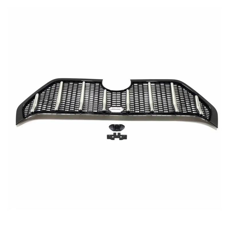 Abs Auto Front Kopf Mitte Kühlergrill Grills Rahmen Abdeckung Trim Zubehör Kompatibel for Toyota RAV4 RAV 4 LE/Hybrid 2019 2020 2021 2022 2023(Without Radar Hole-01) von VEXRLUHS