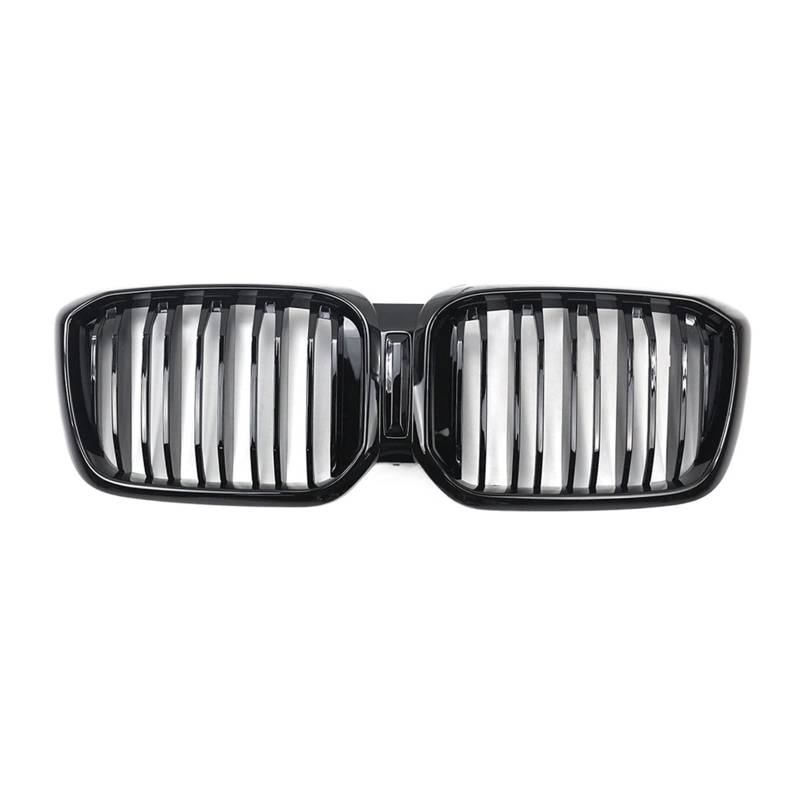 Auto-Frontgrills Nierengrill Stoßstangen-Renngrill Schwarz Doppellinie Einzellamelle Kompatibel for BMW X3 X4 G01 G02 LCI 2022+ Auto-Styling(2Slat None Hole) von VEXRLUHS