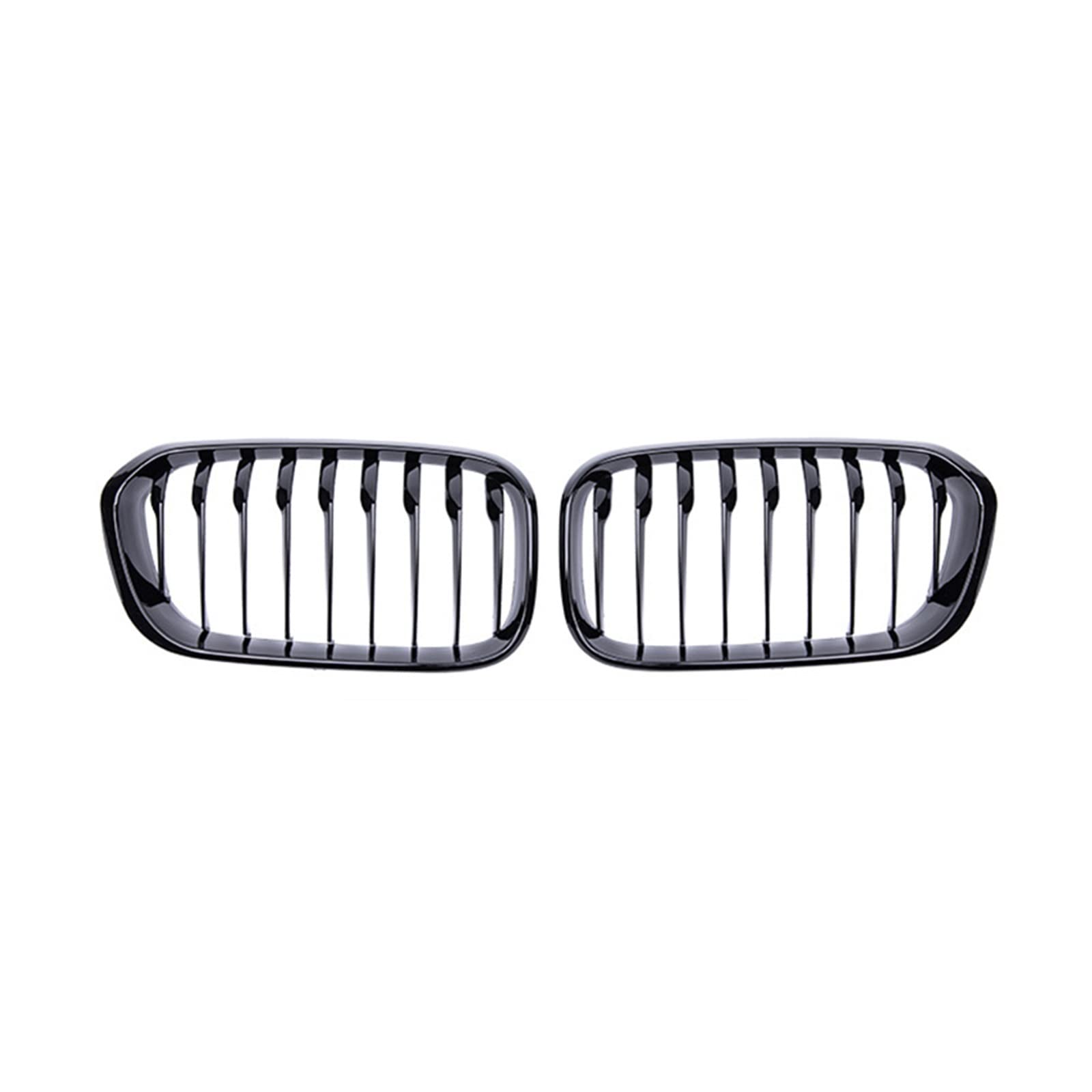 Auto-Nierenersatz-Frontgrill, kompatibel mit BMW F20 F21 118i 120i 125i 2015-2018, Renngrills, schwarz glänzend, Grills, Autozubehör(Gloss Black) von VEXRLUHS