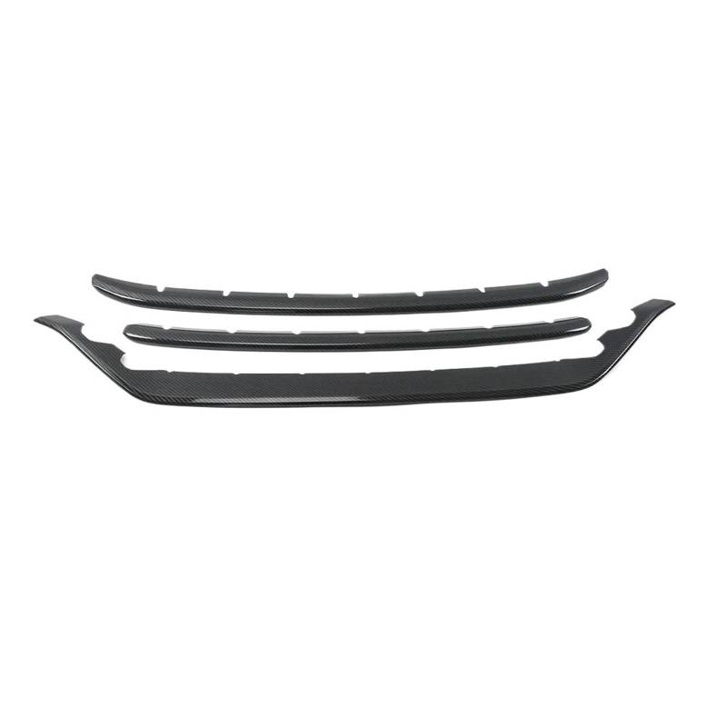 Autozubehör Kompatibel for Honda CR-V 5. 2017-2022 CRV Frontgrills Kühlergrill Chromverkleidung Abdeckung Rahmen Aufkleber Außendekor(Carbon fiber) von VEXRLUHS