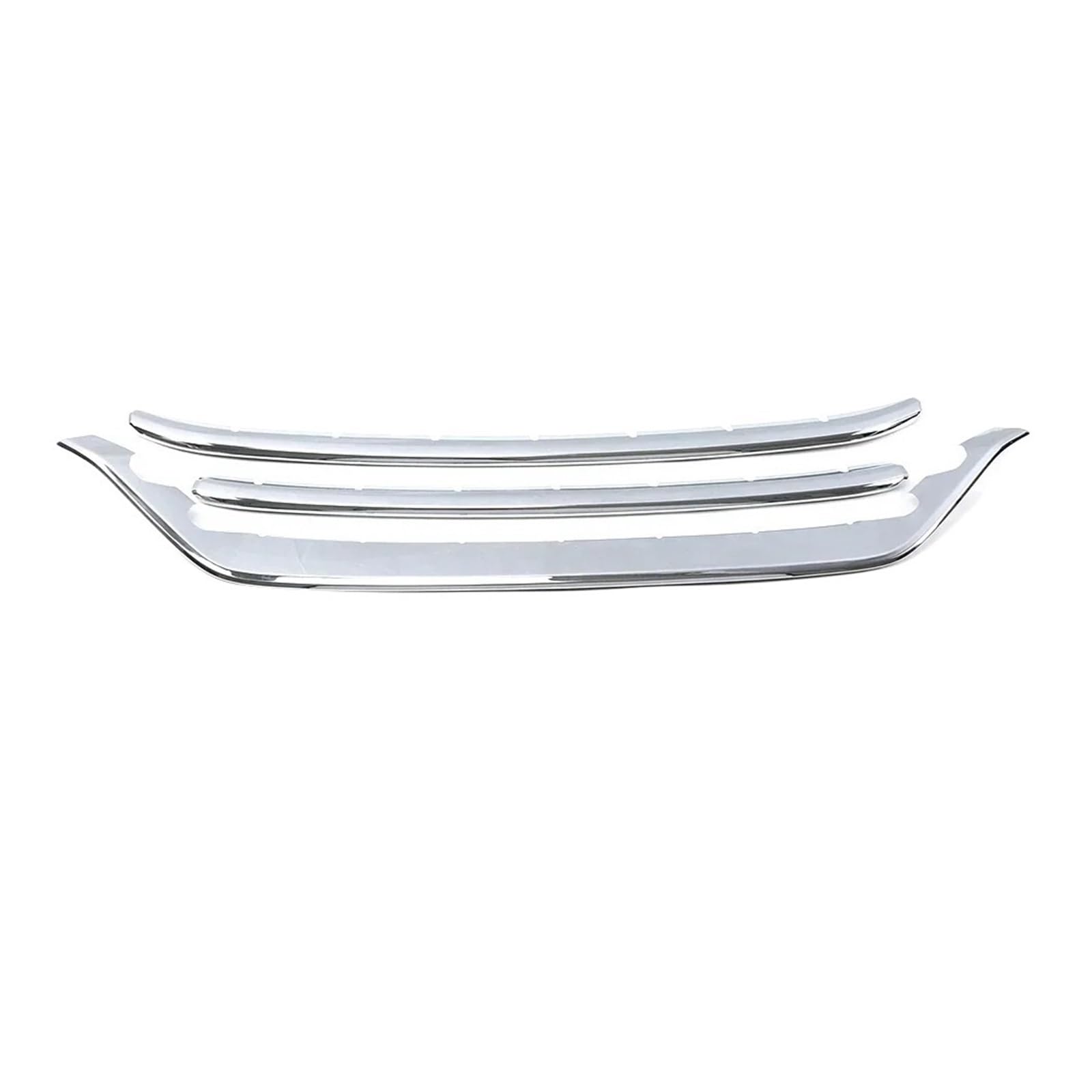 Autozubehör Kompatibel for Honda CR-V 5. 2017-2022 CRV Frontgrills Kühlergrill Chromverkleidung Abdeckung Rahmen Aufkleber Außendekor(Gloss Silver) von VEXRLUHS