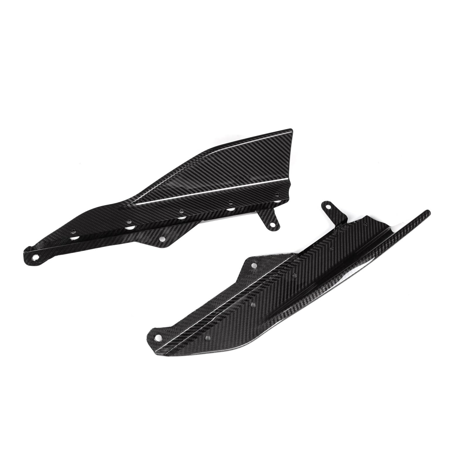 Dry Carbon Seitenschweller Lip Rocker Wings Kompatibel for BMW 2 Serie G42 220d 220i 230i Coupe 2022-IN Auto Spoiler Später Schutz von VEXRLUHS