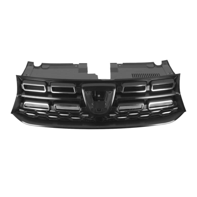 Frontgrill Chrom 623108072R Kompatibel for Dacia Sandero Stepway MK2 Facelift 2017 2018 2019 2020 von VEXRLUHS