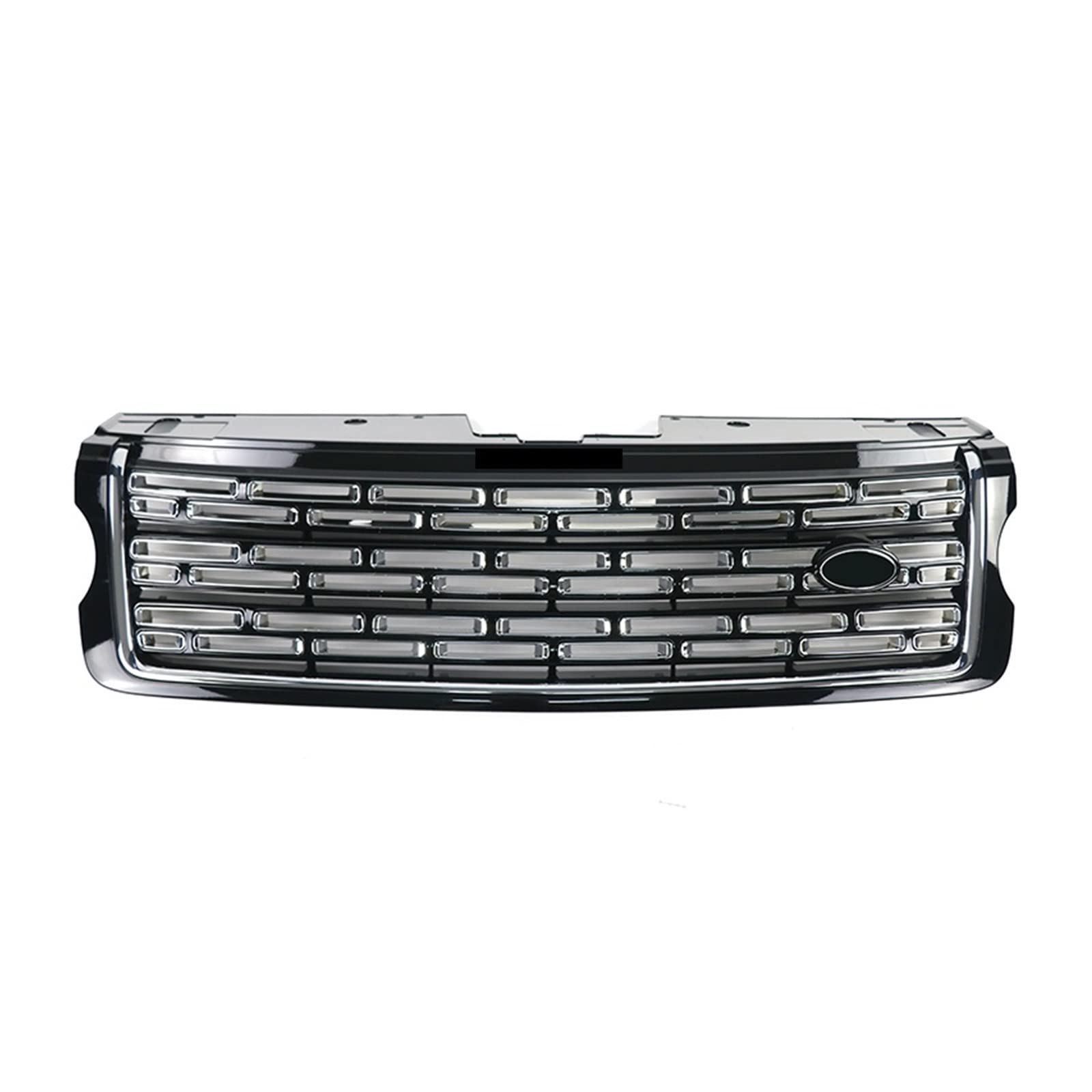 Frontgrill Renngrill Kompatibel for Ranger Rover Autobiography 2013-2017 LR086326-B Schwarz Silber Stil Zubehör von VEXRLUHS