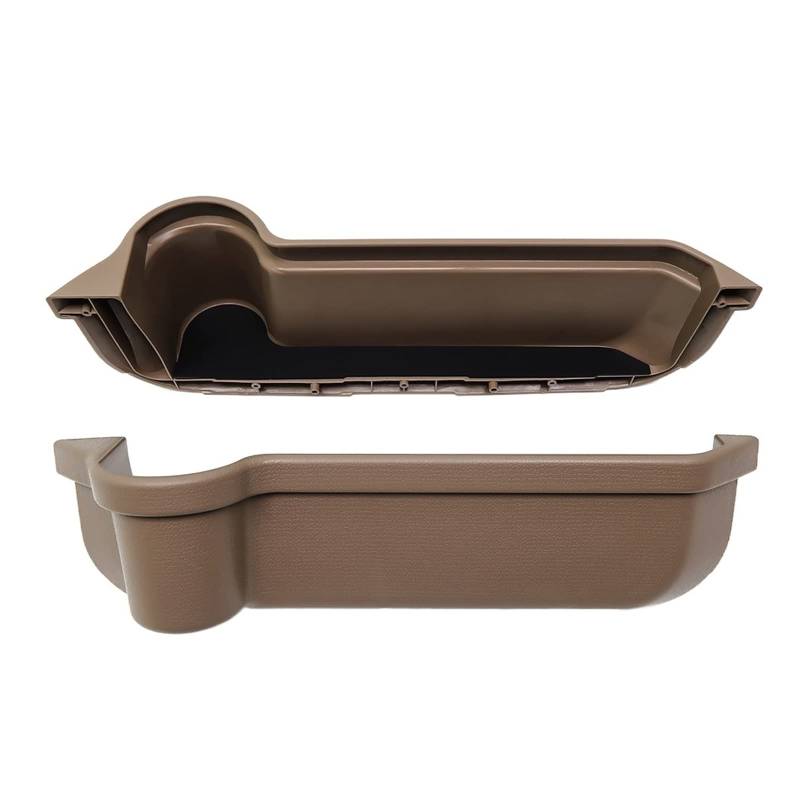 Grau/Braun Tür Taschen Lagerung Box Getränkehalter Kompatibel for Toyota Land Cruiser 70 Seires LC70/71/76/77/79 Zubehör(Brown) von VEXRLUHS