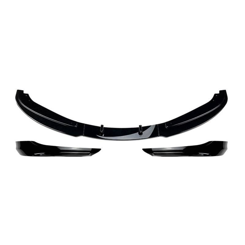 Kompatibel for BMW 3er E90 E91 LCI Facelift Auto Frontstoßstange Lip Body Kit Spoiler Splitter Stoßstange Canard Lip Splitter 2007-2012(Black-02) von VEXRLUHS