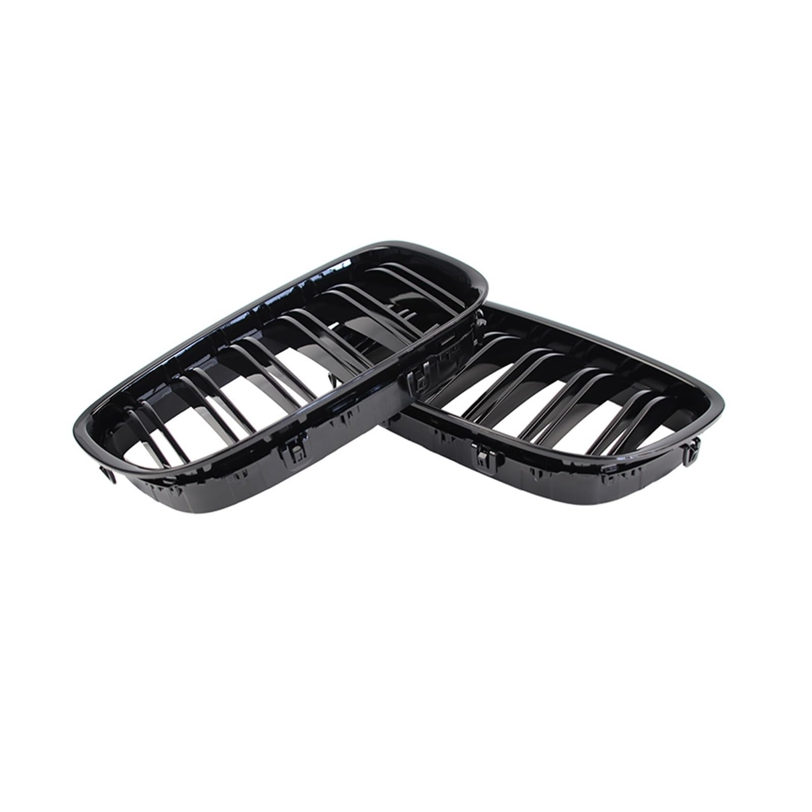 Kompatibel for BMW 5 Serie GT F07 520 528 530 535 550 Auto glänzend schwarz Frontgrill Stoßstange Haube Nierengrill Racing Grills 10-16(Gloss Black a) von VEXRLUHS