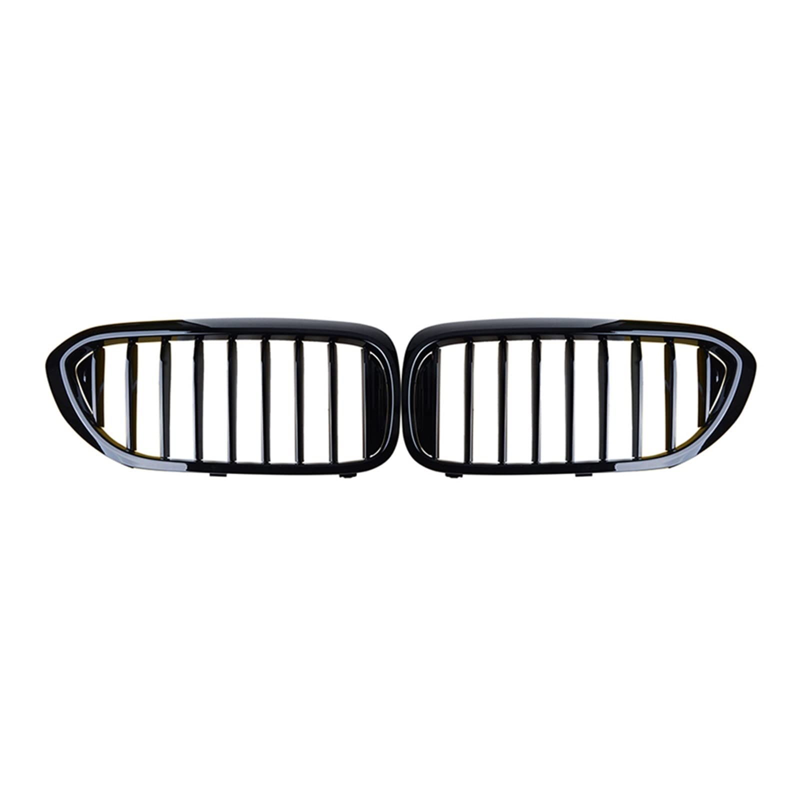 Kompatibel for BMW 5Series G30 G38 525I 530I 540I 550I 2017-2020 Glänzend schwarz Frontstoßstange Nierengrill Lufteinlass Grill Dekoration(Single Slat) von VEXRLUHS