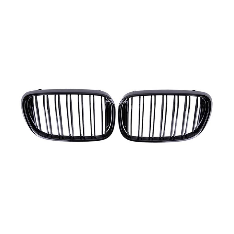 Kompatibel for BMW 7er G11 G12 730i 740i M Auto Frontgrills Haube Stoßstange Nierengitter Renngrill Doppellamellen 16-20 glänzend(Gloss Black) von VEXRLUHS