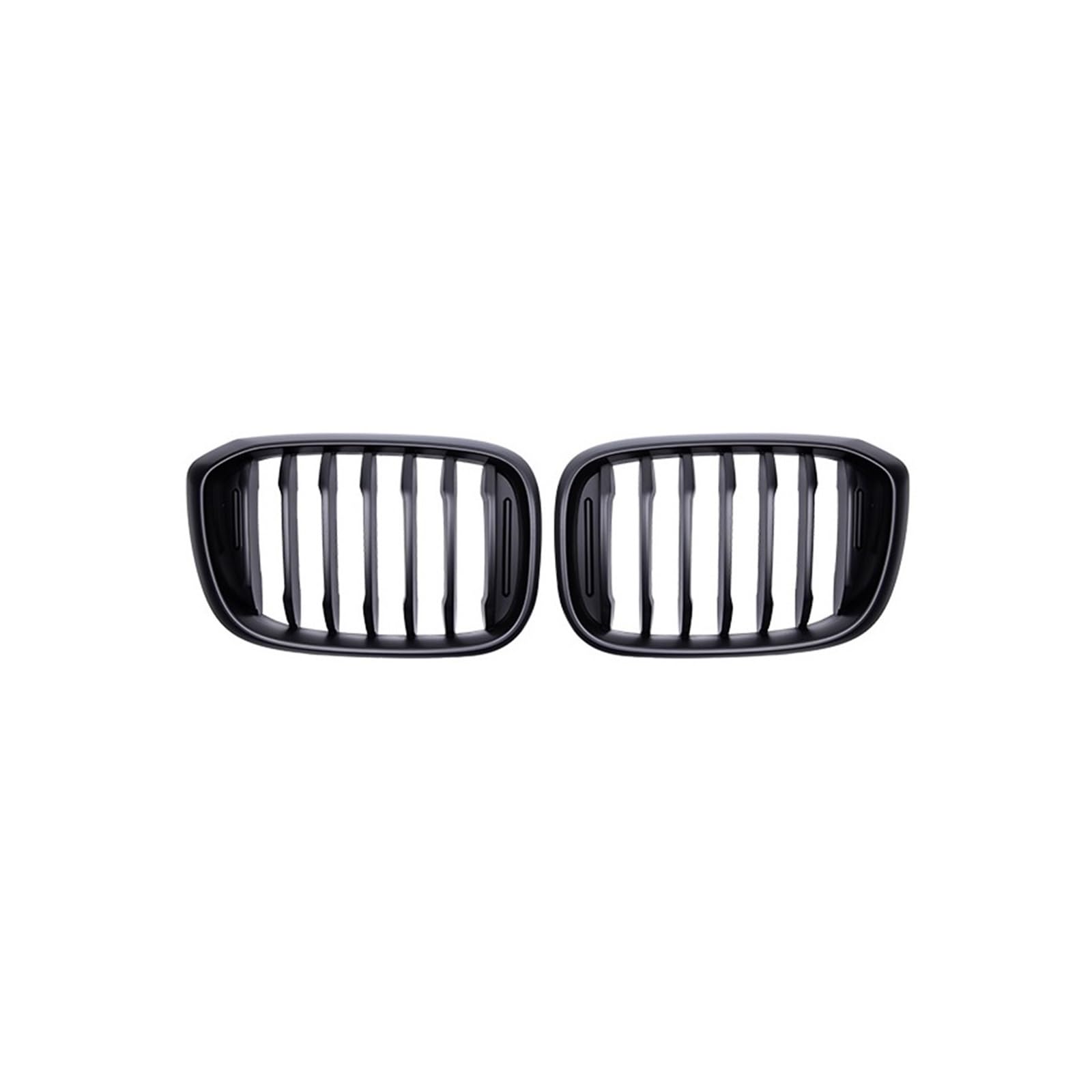 Kompatibel for BMW X3 X4 G01 G02 G08 Schwarz glänzender Kühlergrill Auto-Fronthaubengitter Stoßstangen-Nierengrill Renngrill 2018-2020 ABS Auto-Kühlergrill(Matte Black) von VEXRLUHS