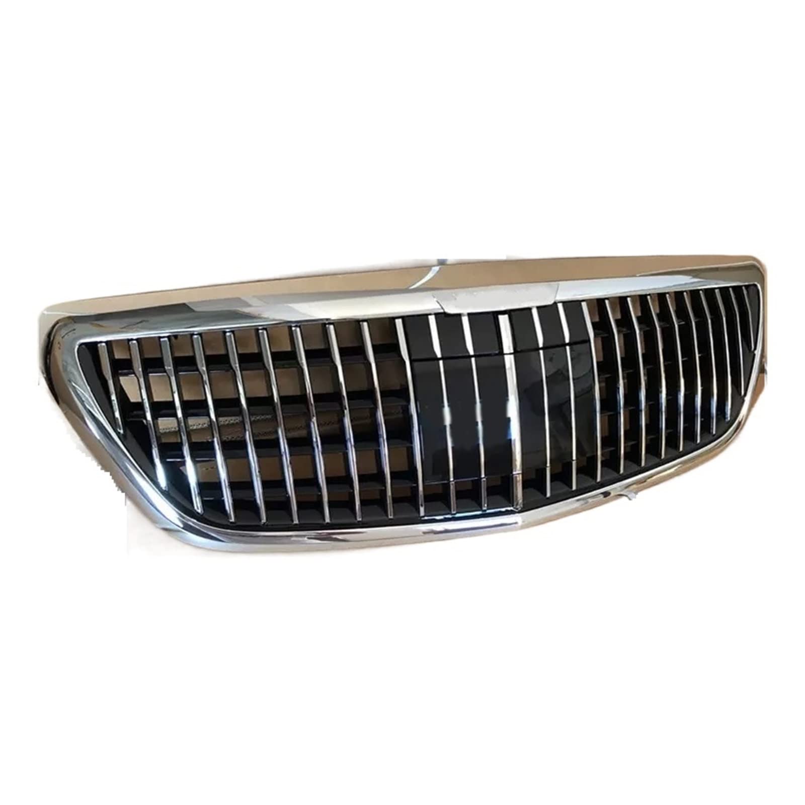 Kompatibel for Mercedes-Benz, kompatibel mit Maybach-Kühlergrill, Frontstoßstangen-Netzgrills mit ACC W222, Upgrade-Teil, Auto-Ersatzteile(Without ACC) von VEXRLUHS