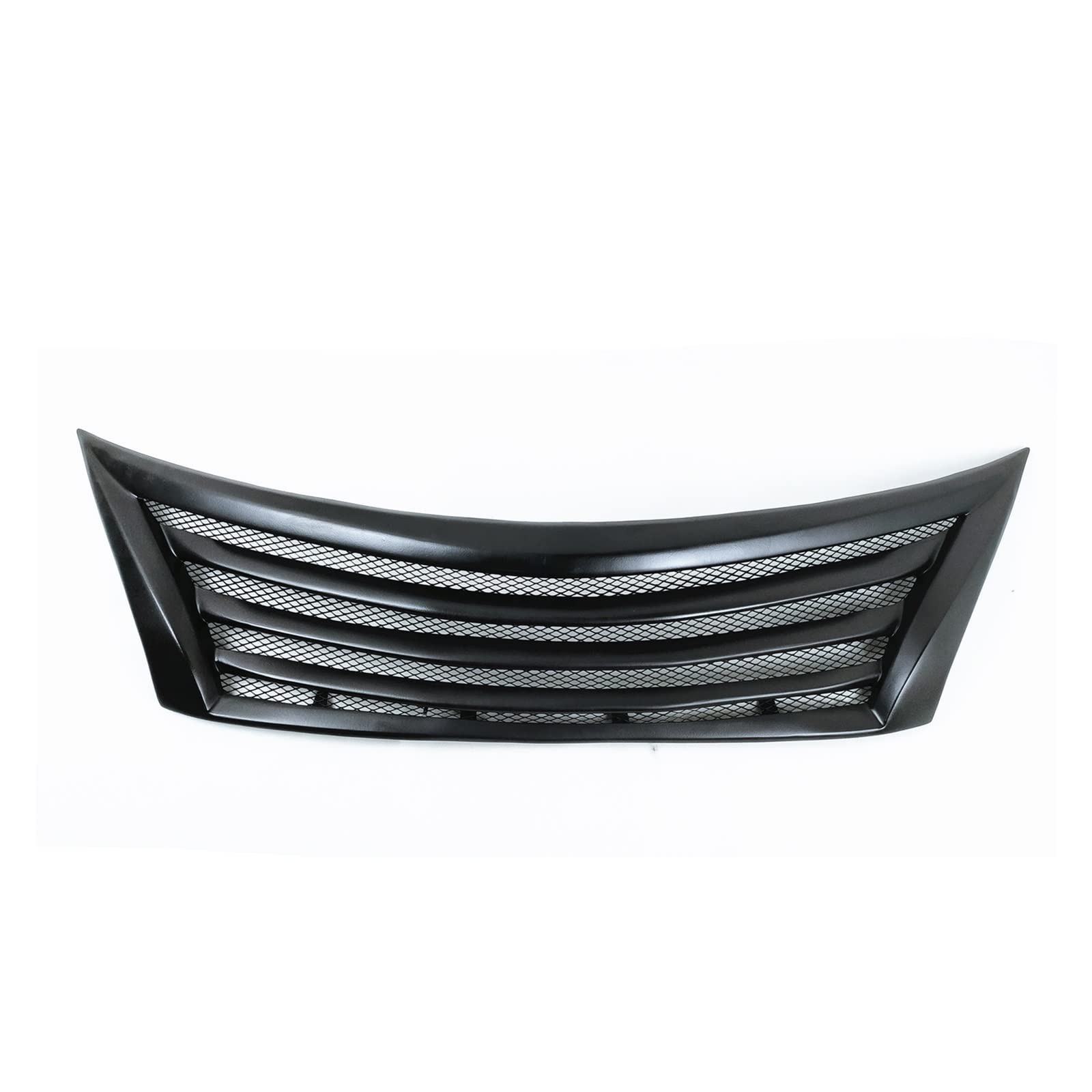 Kompatibel for Nissan Teana Altima 2013 2014 2015 Kühlergrill Racing Grills Fiberglas/Kohlefaser Auto Obere Stoßstange Ansaughaube Mesh Grid(Black) von VEXRLUHS