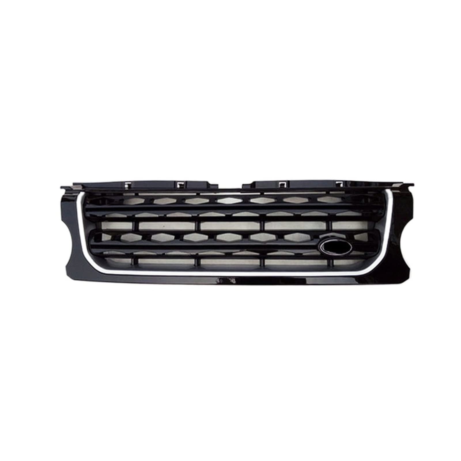 Kompatibel mit Land Rover Discovery 4 LR4 2010 2011 2012 2013 L319, Autozubehör, Frontgrill, Mittelteil, Styling, oberer Grill, 10–13(Black Silver) von VEXRLUHS