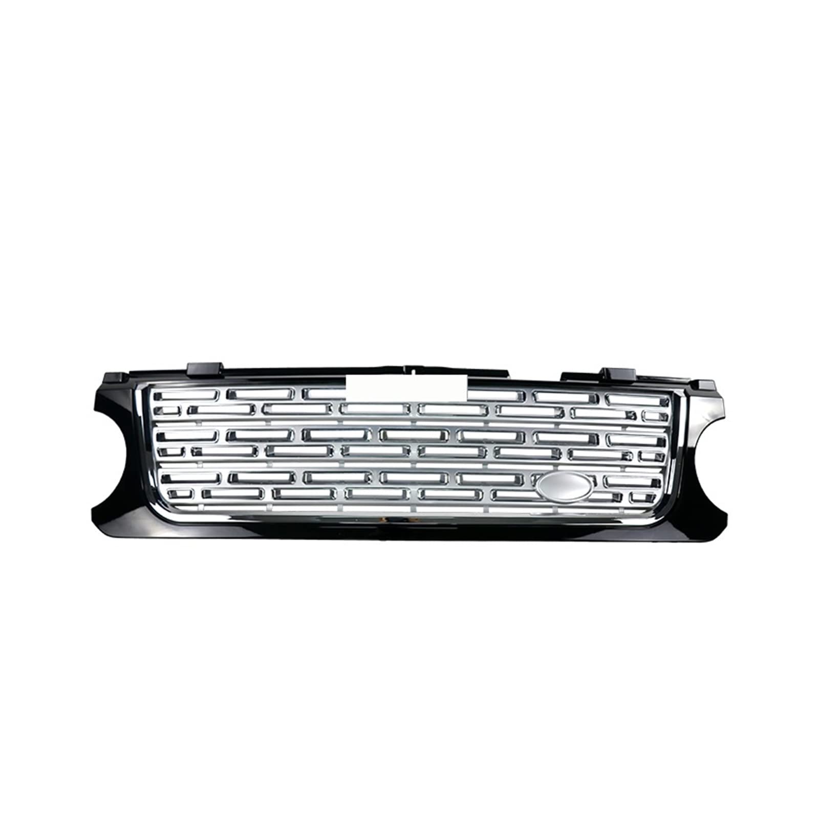 Kompatibel mit Land Rover Range Rover Vogue 2002–2009 L322, Update auf 2013, Auto-Frontstoßstange, Renngrill, Netzabdeckung, Grillgitter(Black sliver) von VEXRLUHS