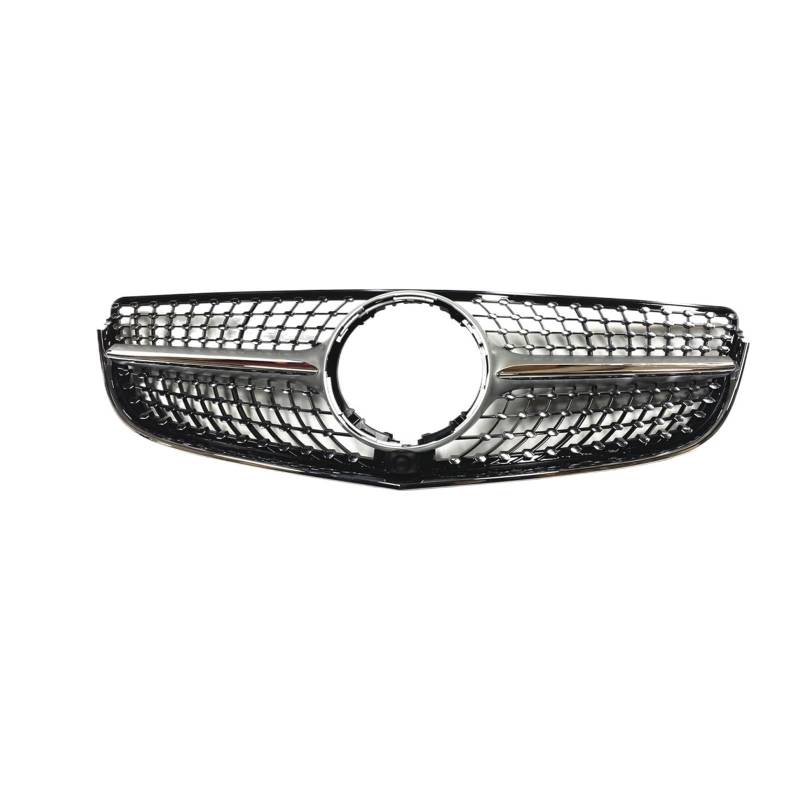 Kühlergrill Kompatibel for Mercedes Benz E Coupe C207 A207 W207 2014 2015 2016 2017 E250/E400 Schwarz Auto Oberen Stoßfänger haube Mesh Grid Grill(Chrome) von VEXRLUHS