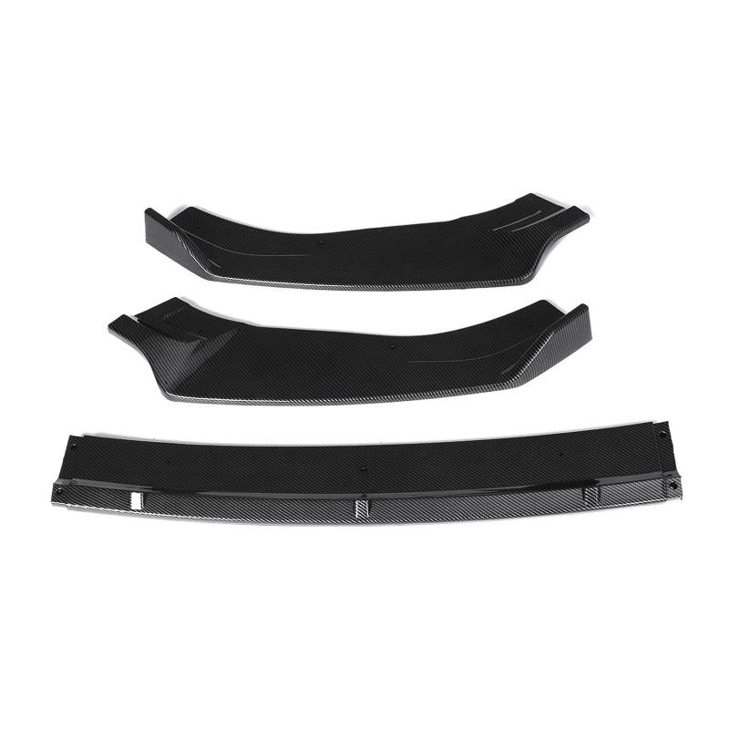 Neue 3-teilige Auto-Frontstoßstange Splitter Lip Diffusor Spoiler Abdeckung Schutz Kompatibel for VW Golf MK7 MK7.5 GTI R GTD 2014-2019(Carbon Fiber Look) von VEXRLUHS