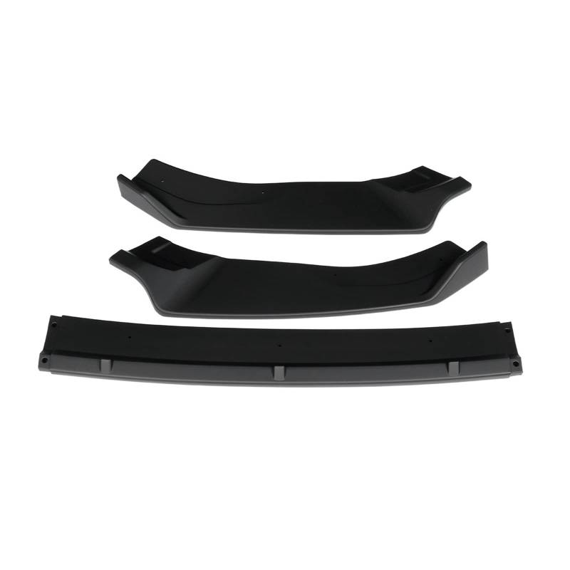 Neue 3-teilige Auto-Frontstoßstange Splitter Lip Diffusor Spoiler Abdeckung Schutz Kompatibel for VW Golf MK7 MK7.5 GTI R GTD 2014-2019(Matte Black) von VEXRLUHS