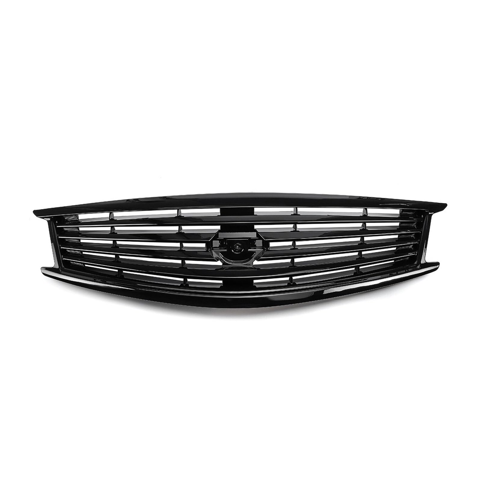 Neuer Kühlergrill for die Frontstoßstange, kompatibel mit Infiniti G37 2010–2013, G25 2011–2012, Q40 2015, 4-türige Limousine, Frontgrill, Renngrill(Glossy Black) von VEXRLUHS