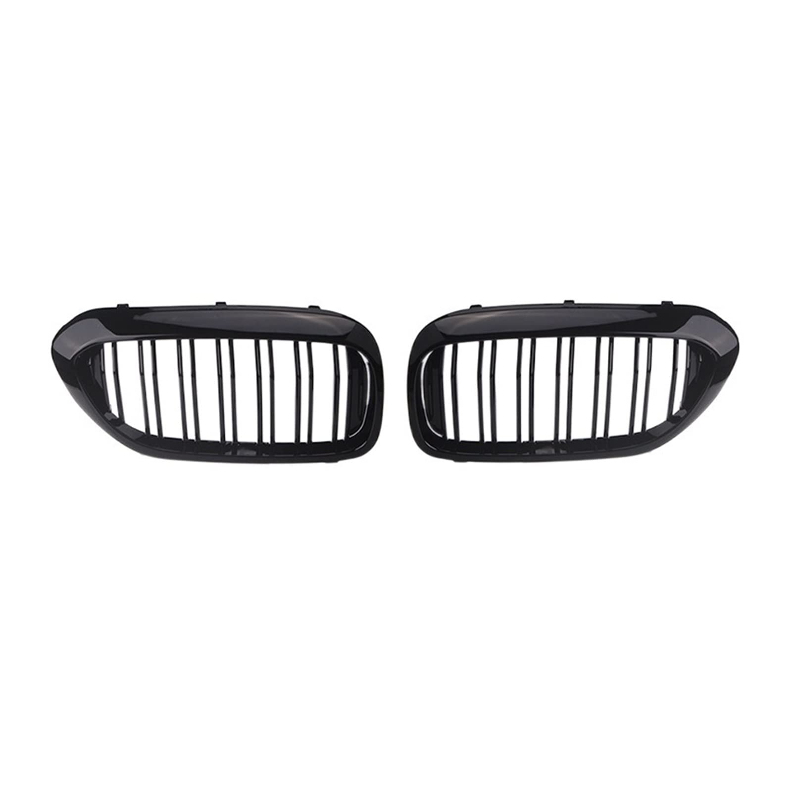 Niere Kühlergrill Front Stoßstange Racing Grill Kompatibel for BMW 5 Series G30 G38 525I 530I 540I 550I 2017-2020 Leistung Stil ersatz(Brilliant black) von VEXRLUHS