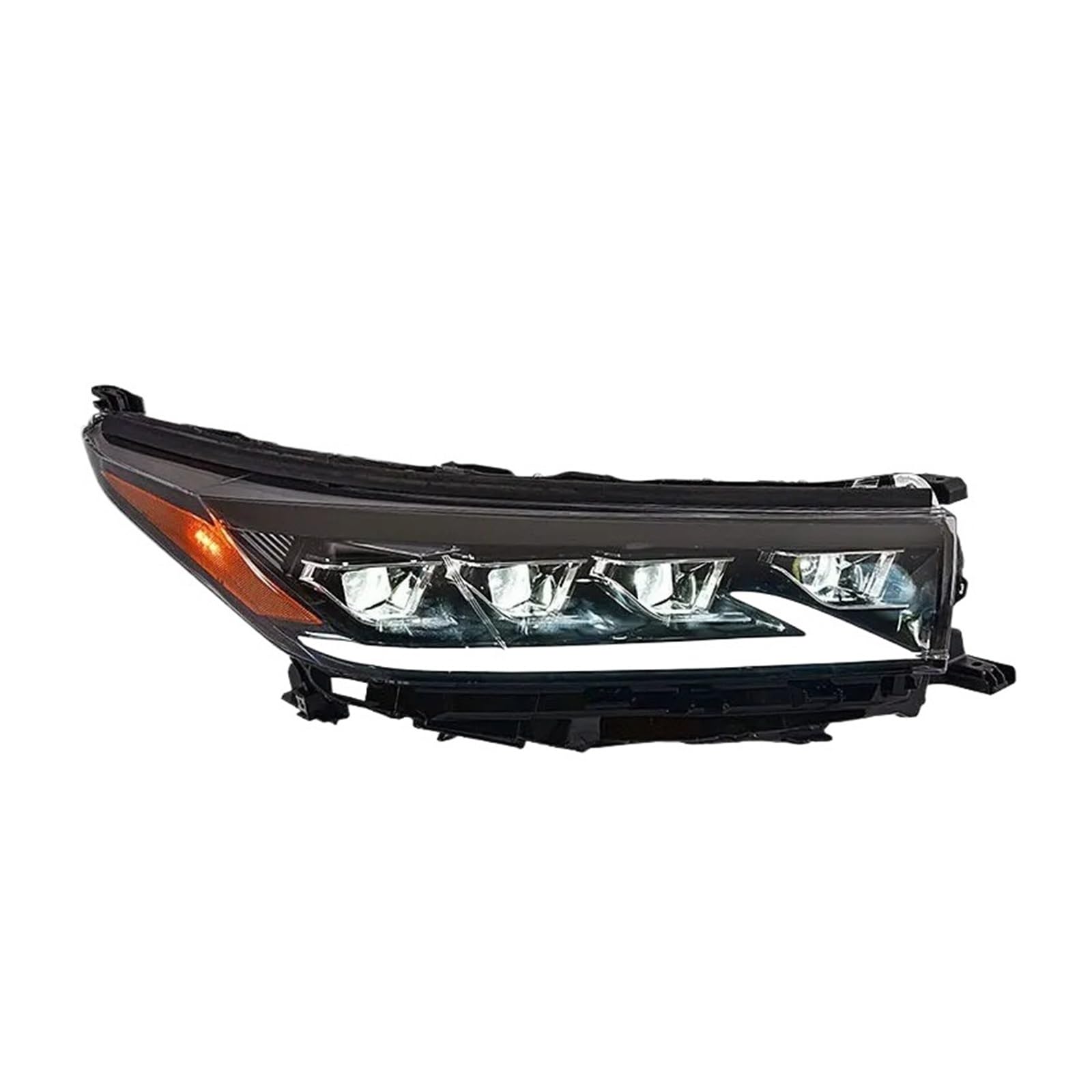 VEXRLUHS Auto Kompatibel for Toyota 2018-2021 Highlander Scheinwerfer Upgrade Lexus Stil DRL Front Lampe LED Blinker Projektor Objektiv Auto Zubehör von VEXRLUHS