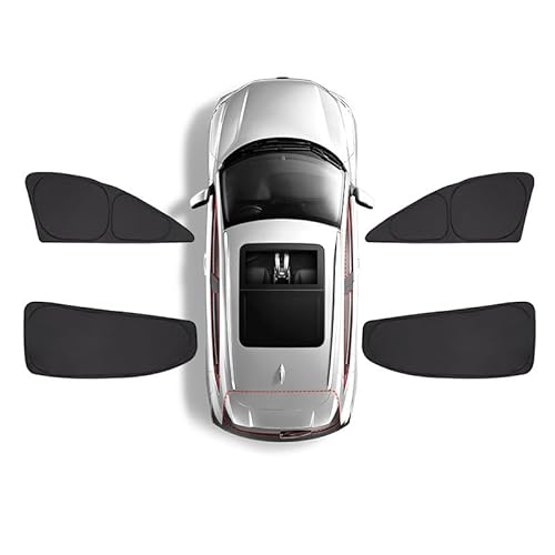 Auto-Sonnenschutz, für Audi A6 Touring 2017- Auto Seitenscheibe Sonnenschutz Faltbare UV-Schutz Wärmeisoliert Schutz der Privatsphäre ZubehöR,C von VEXY