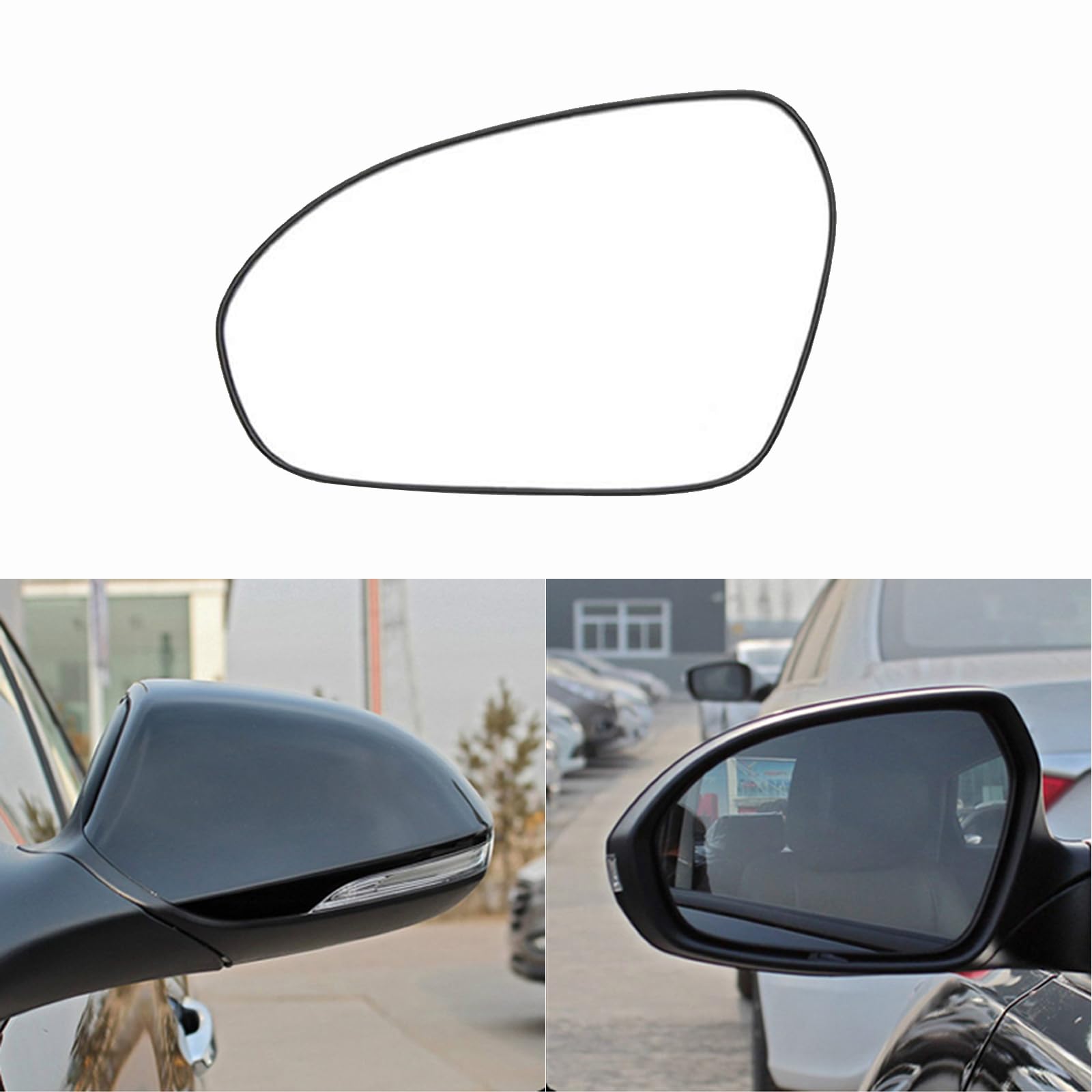 Spiegelglas Ersatz für Hon-da Vezel XRV HR-V 2015 2016 2017-2021, Seitenspiegel, Auto Außenspiegel Glas Ersatz, Left -No Heatin von VEYOLE