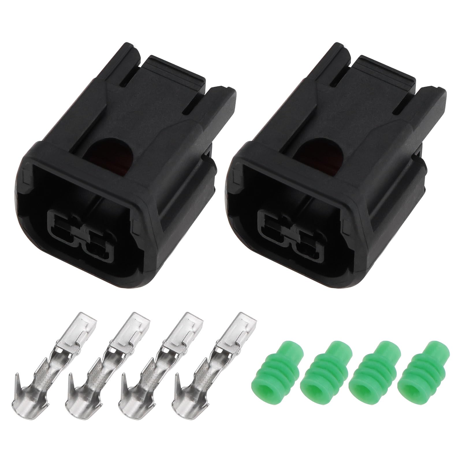 VGOL 2 Sets 2 Pin Power Plug Connector Motorcycles Female Electrical Plug Housing Compatible with Honda CRF250 300L/Rally XL750 Transalp 2023 von VGOL