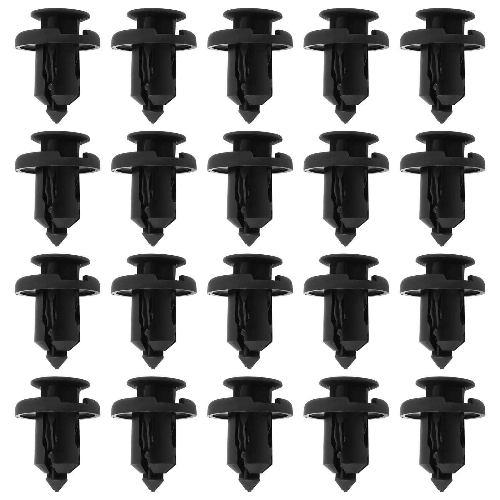 VGOL 20 Stück Auto Push-in Motor Unterschale Verkleidung Clips Plack Stoßstange Gitter Clips Kompatibel mit Honda CRX 1983-1992 Civic 1972-2024 von VGOL