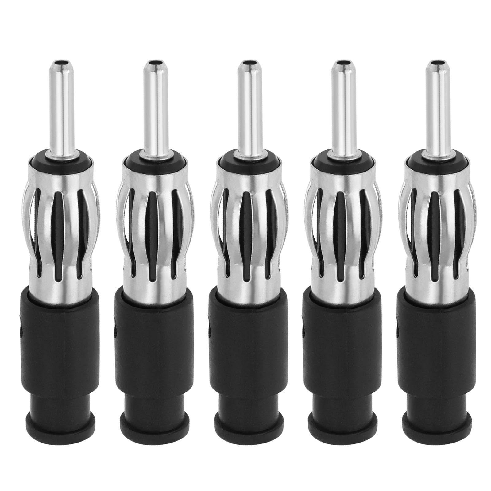 VGOL 5Sets Din Auto Stereo Radio Stecker Passt Für Die Meisten Arten Von Älteren Auto Radio Antenne Buchse Antenne Stecker Antenne Ports DIN Stecker von VGOL