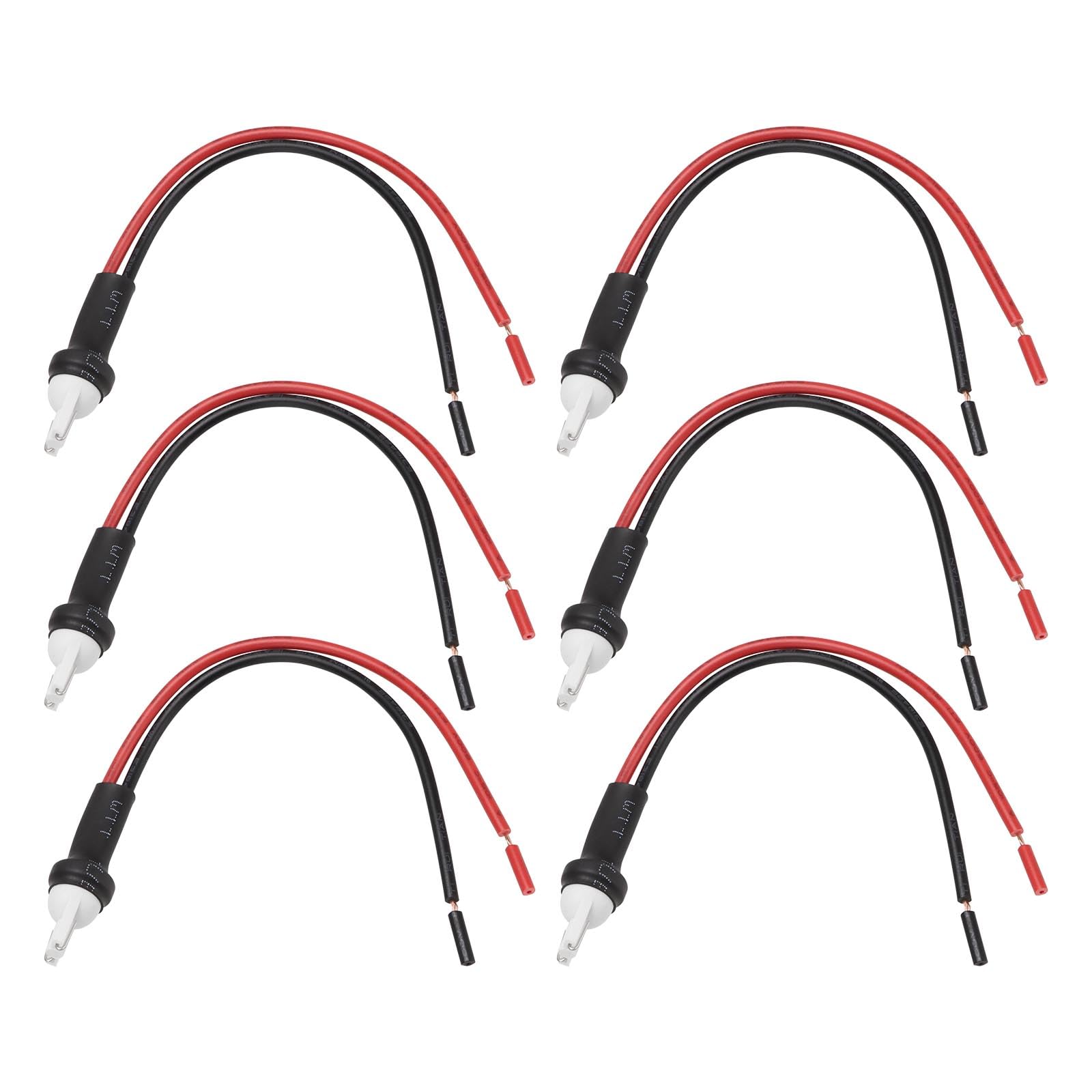 VGOL 6 Stück T10 Steckerbuchse Erweiterter Kabelanschlussstecker Adapterbaugruppe Halter Passend für 194 168 W-5 W-Kabelbaum für Blinker Tagfahrlicht von VGOL