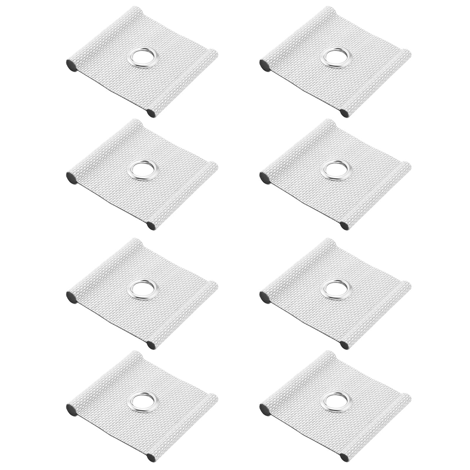 VGOL 8pcs Markisenschienen Keder für 5-6mm und 7-8mm Kederschienen Markise Installationswerkzeuge Ösen Markisenhaken für Zelt Markise Campingplatz Wohnwagen RV Grau-Weiß von VGOL