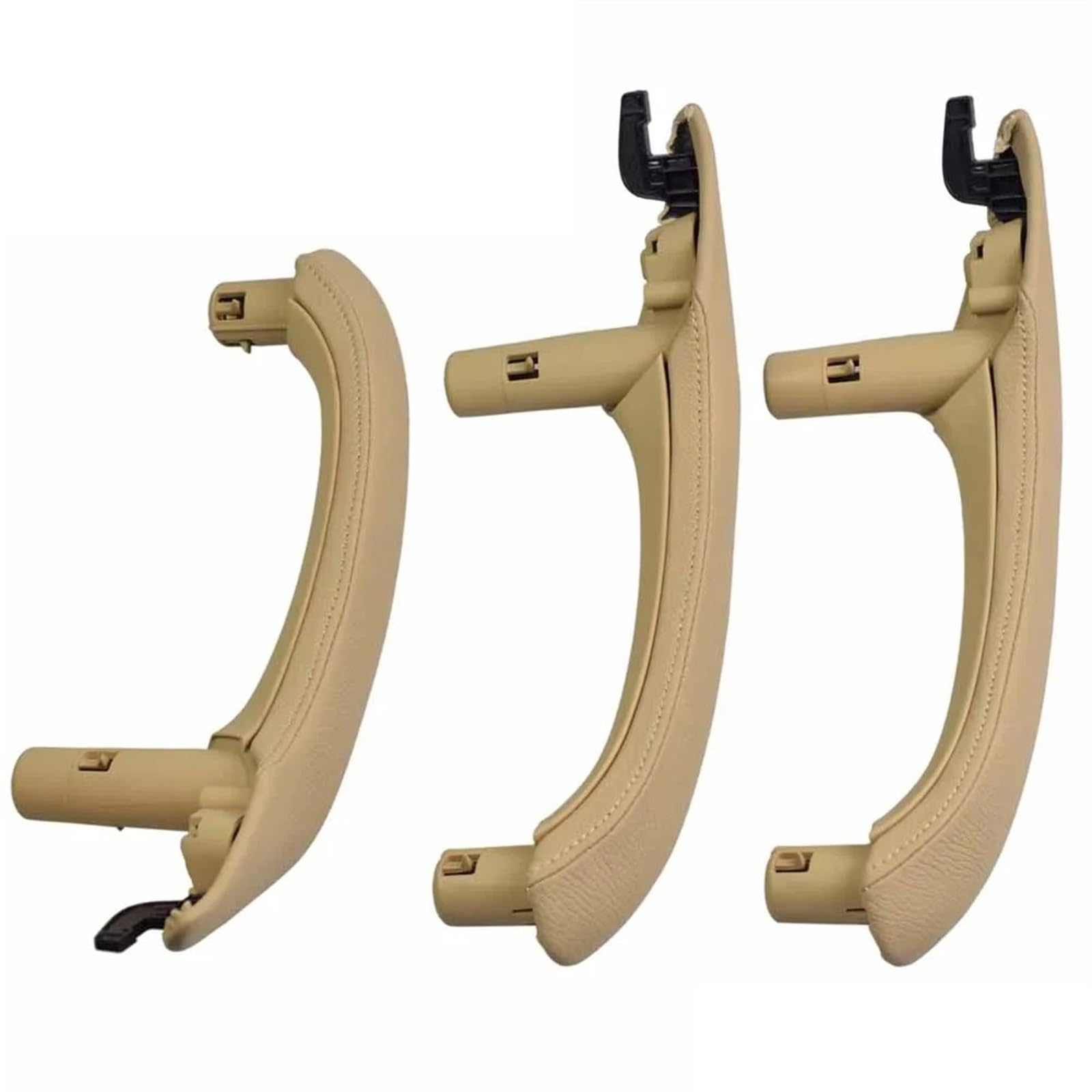 3PCS RHD Rechtslenker Beige Äußere Außen Leder Innen Tür Pull Griff Trim Abdeckung Panel for BMW X3 x4 F25 F26 51417248502 Autotürgriffe(LHD Set Beige) von VHJIO